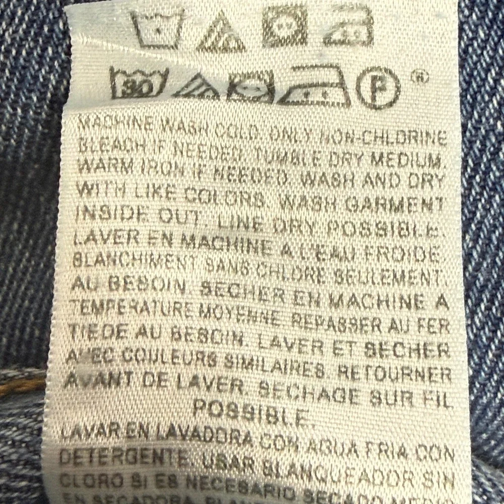 Levis 550 Jeans Mens Measures 37x34‎ Tag 38x34 Blue Relaxed Fit Tapered Workwear